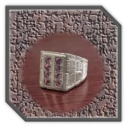 MR00550B-Sterling Silver Rhodolite Garnet Men's Ring. $550.00