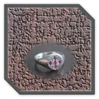 Main page item men's silver & ruby ring $1200B