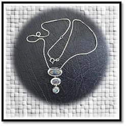 NE00650A-Sterling Silver Opal Necklace. $650.00