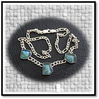 Main page item silver & three free-form opal triplet necklace $680B