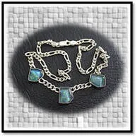 Main page item silver & three free-form opal triplet necklace $680B