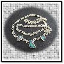 Main page item silver & three opal triplet necklace $680G
