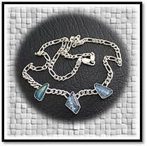 Main page item silver & 3 x free-form opal triplet necklace $680H