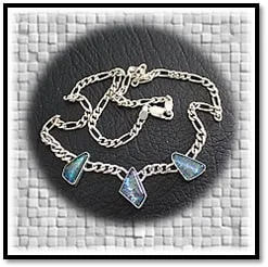 NE00680H-Sterling Silver Opal Necklace. $680.00
