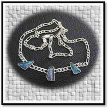 Main page item silver & 3 free-form opal triplet necklace $680I