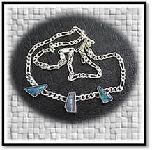Main page item silver & 3 free-form opal triplet necklace $680I
