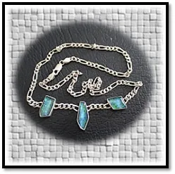 NE00780A-Sterling Silver Opal Necklace. $780.00
