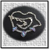 Main page item silver & opal necklace $780B