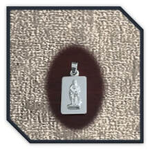 Main page item silver rectangular Aquarius pendant $110C