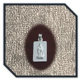 PE00110C-Sterling Silver Aquarius Pendant. $110.00