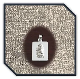 PE00120A-Sterling Silver Virgo Pendant. $120.00