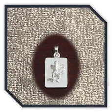 Main page item silver rectangular Sagittarius pendant $120B