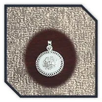 Main page item round silver cancer zodiac pendant $120D