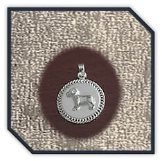 Main page item round silver Aries zodiac pendant $150D