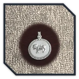 PE00150E-Sterling Silver Taurus Pendant. $150.00