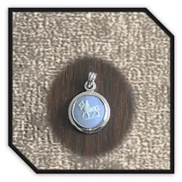 PE00150J-Sterling Silver Wedgwood Pendant. $150.00