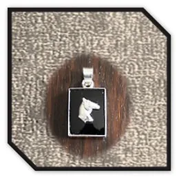 PE00180F-Sterling Silver Onyx Pendant. $180.00