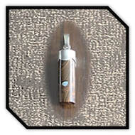 Main page item silver capped boulder opal pendant $200C