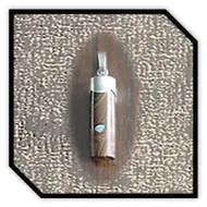 Main page item silver capped boulder opal pendant $200C