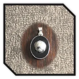 PE00200F-Sterling Silver Onyx Pendant. $200.00