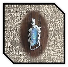 PE00400G-Sterling Silver Opal Pendant. $400.00