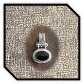 Main page item silver pearl & onyx pendant $400M