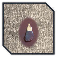 Main page item 14ct yellow gold & uncut garnet pendant $450A