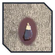 Main page item 14ct yellow gold & uncut garnet pendant $450A