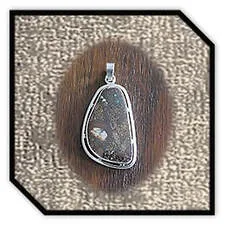 Main page item silver & free-form boulder opal pendant $500E