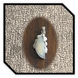 PE00500F-Sterling Silver Opal Pendant. $500.00