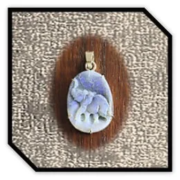 PE00800D-9ct Yellow Gold Opal Elephant Pendant. $800.00