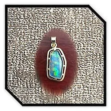 Main page item 9ct yellow gold & opal pendant $850B
