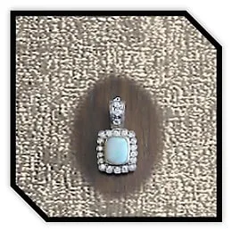 PE01000E-Sterling Silver Cubic Opal Pendant. $1000.00