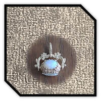 Main page item silver & solid opal spinning pendant $1200A