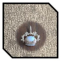 Main page item silver & solid opal spinning pendant $1200A