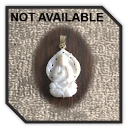 PE01200E-9ct Yellow Gold Opal Queen Buddha Pendant. $1200.00 NOT AVAILABLE
