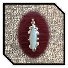 Main page item fancy 9ct yellow gold & oblique solid opal pendant $1200F