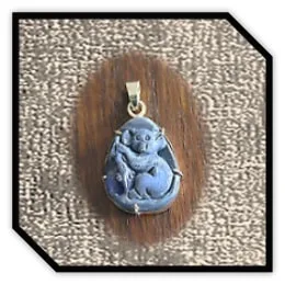 PE01300A-9ct Yellow Gold Black Opal Koala Pendant. $1300.00