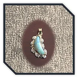 PE01500A-9ct Yellow Gold Diamond Black Shell Opal Pendant. $1500.00