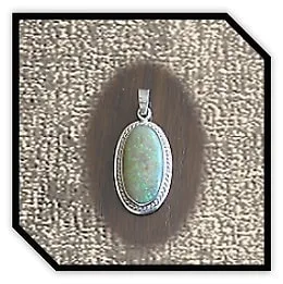 PE02000A-Sterling Silver Honey Opal Pendant. $2000.00