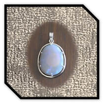 Main page item silver & solid opal pendant $2500B