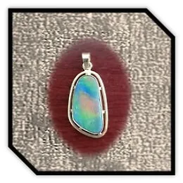 PE02500C-9ct Yellow Gold Opal Pendant. $2500.00