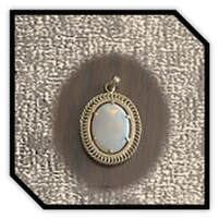 Main page item 18ct yellow gold & opal pendant $4200A