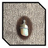 Main page item 18ct yellow gold & diamond cap & solid crystal opal pendant $5800B