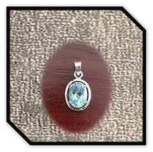 Main page item 9ct white gold & 7.18ct natural aquamarine pendant $12000B