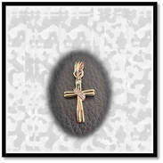 Main page item 9ct yellow gold & diamond cross $300B