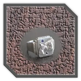 MR00400C-Sterling Silver Sapphire Men's Ring.