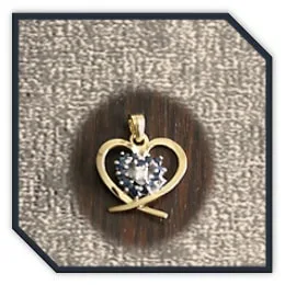 PE01500B-18ct Yellow Gold Diamond Sapphire Pendant.