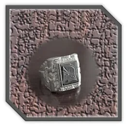 MR00380A-Sterling Silver Haematite Men's Ring.