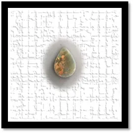 LG01800D-Pear Shaped Boulder Opal.